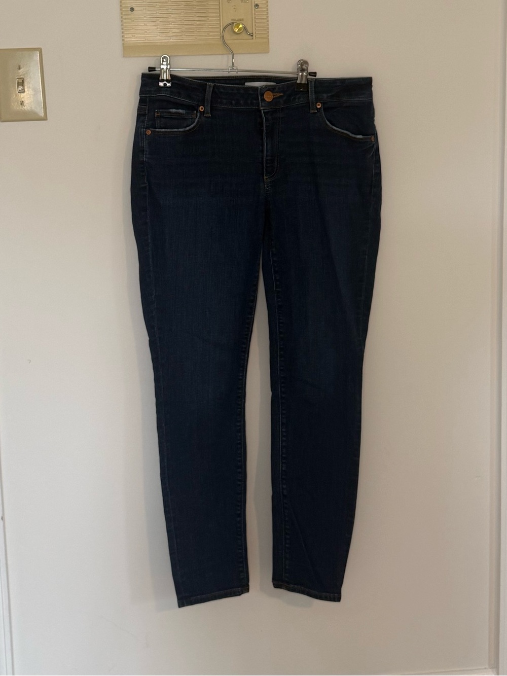 Loft Low Rise Curvy Skinny Jeans